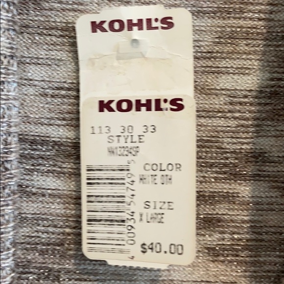 Apt 9 Sz XL blouse  short sleeve NWT - Picture 6 of 9